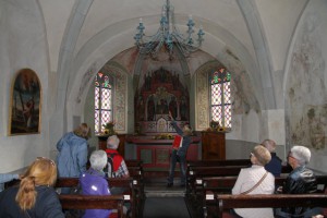 Die Heiligkreuzkapelle in Feldkirch, Führung mit Silvia Mayer